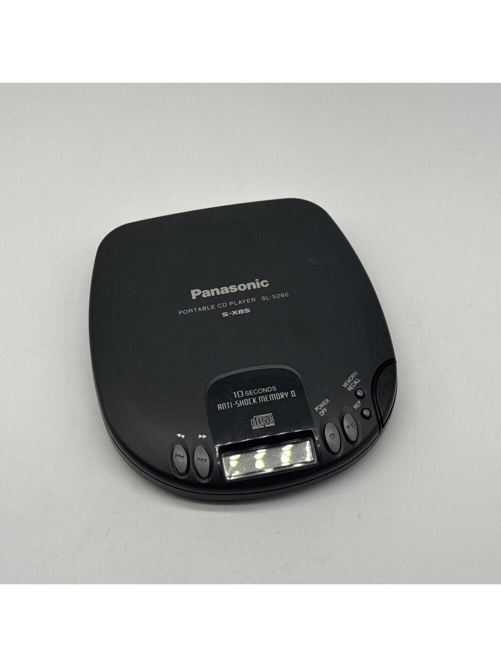 Panasonic SL-S260 SXBS Portable Personal CD Player Anti-Shock Memory Untested